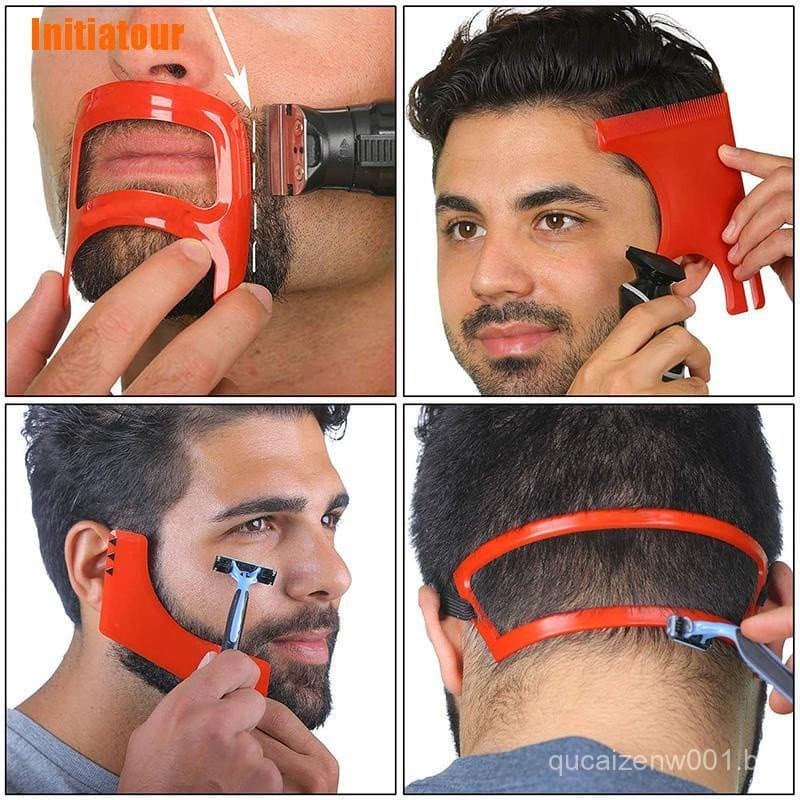 Iniciação > 2 / 3 / 4pçs Kit De Modelo De Barba, Cabelo, Cabree, Decote