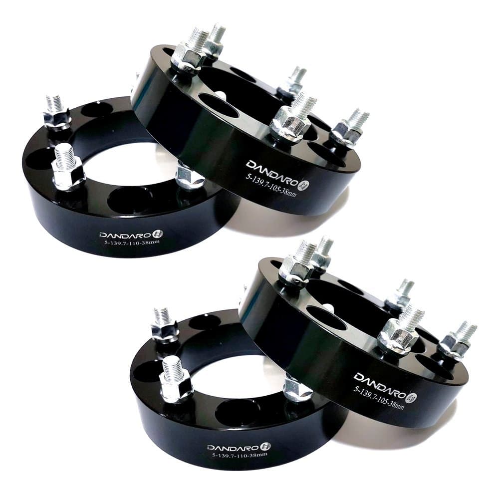 Kit 4 Espaçadores De Roda Jipe Willys , F-1000 38,1mm 5x139,7