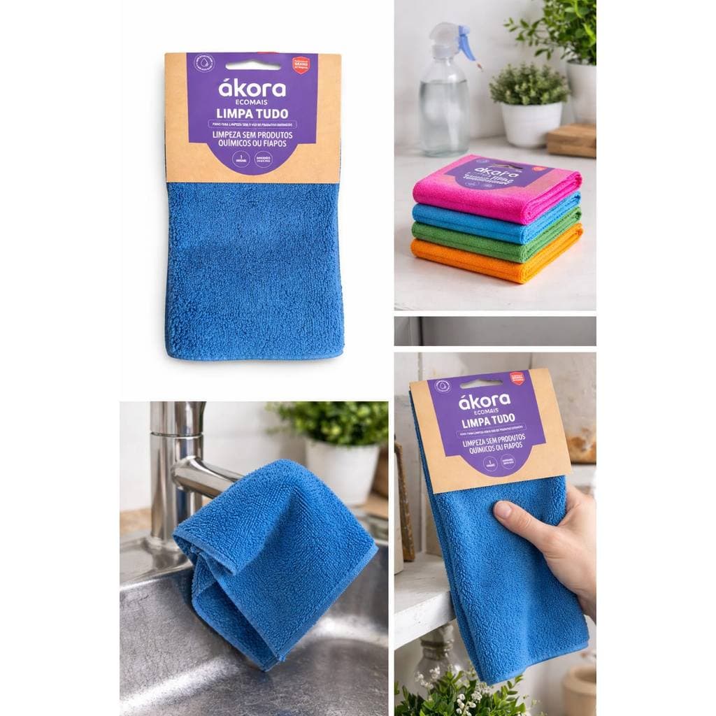 Pano Mágico Uso Geral Ákora Para Casa Cozinha Pano Multiuso