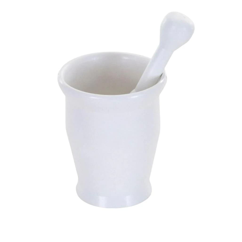 Pilão Ecológico Culinário Com Socador/Amassador De Tempero