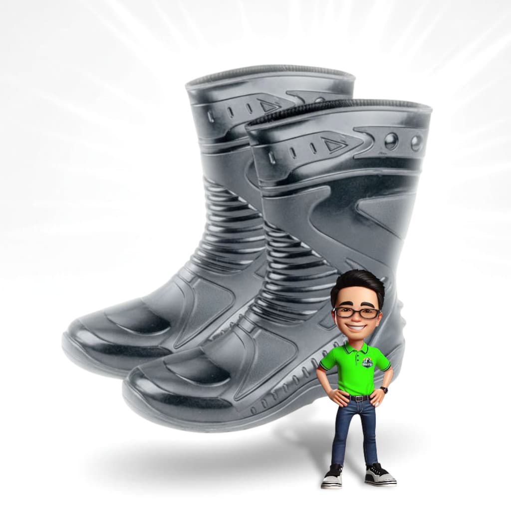 Bota Chuva Motociclista Impermeável – Motoqueiro / Motoboy