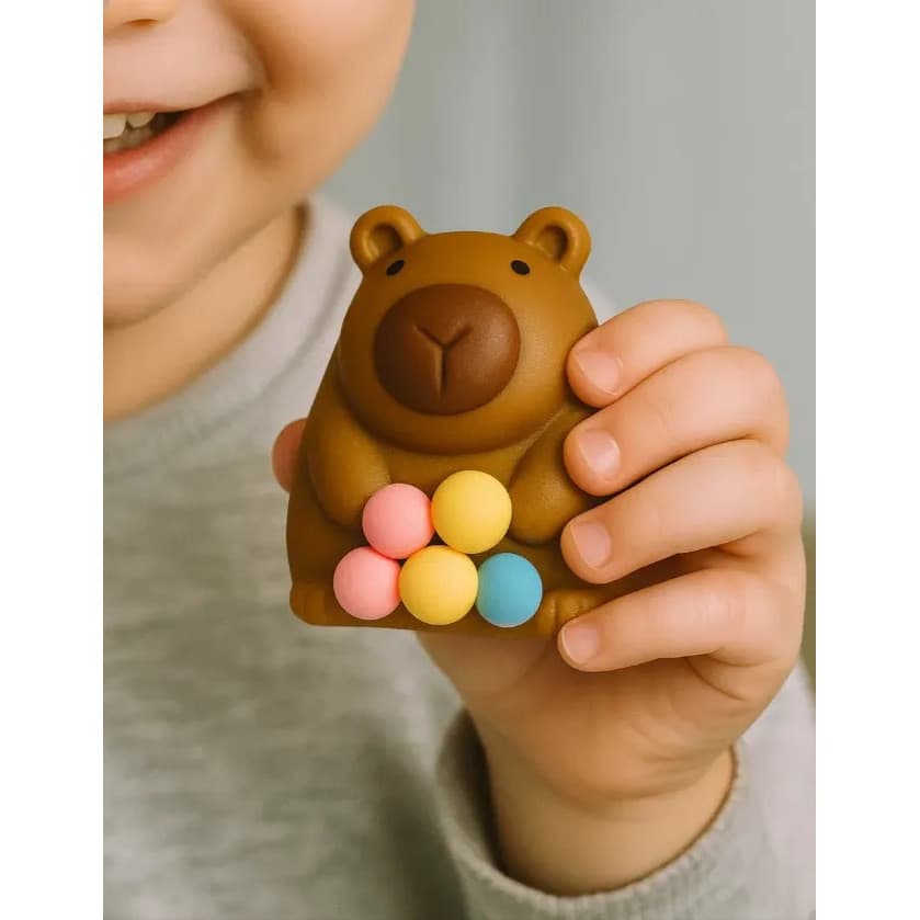 Squishy Bichinhos Mole De Apertar De Borracha  Capivara