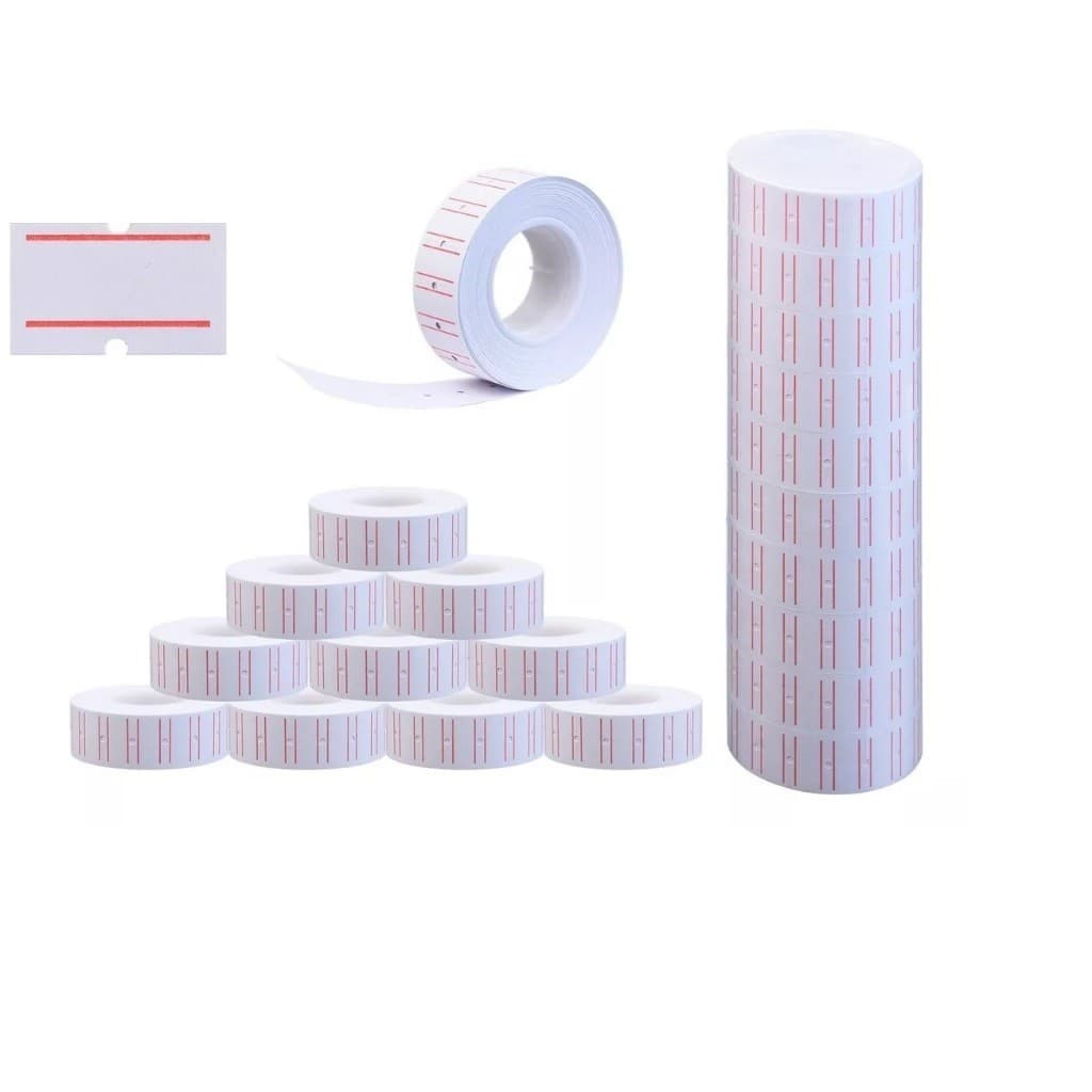 Kit com 10 Rolos de Etiquetas - Autoadesivo Preço Etiquetadora Mx5500