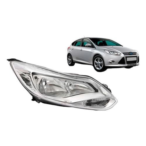 Farol Cromado Focus 2014 2015