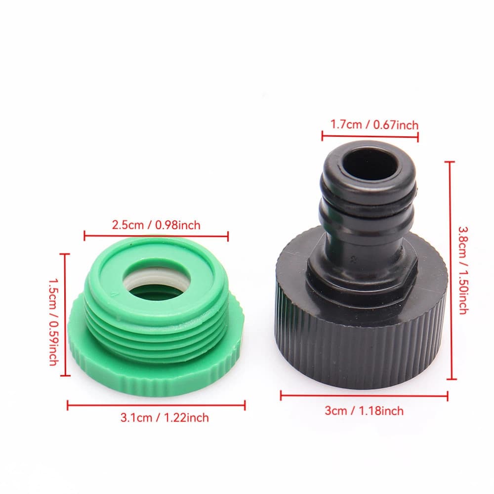 Adaptador WAP GAF01 para Mangueira Rosca 3/4" Fêmea Redução 1/2" em Plástico
