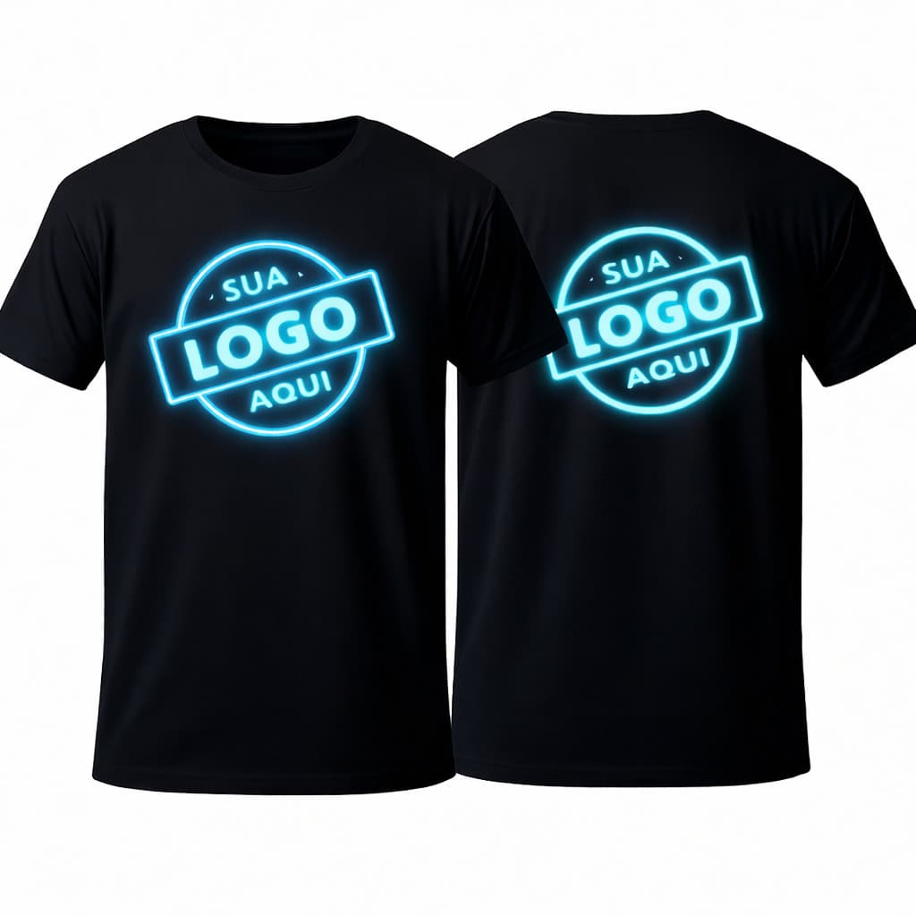 Camisa Personalizada Algodão 100% Sua Logo Aqui