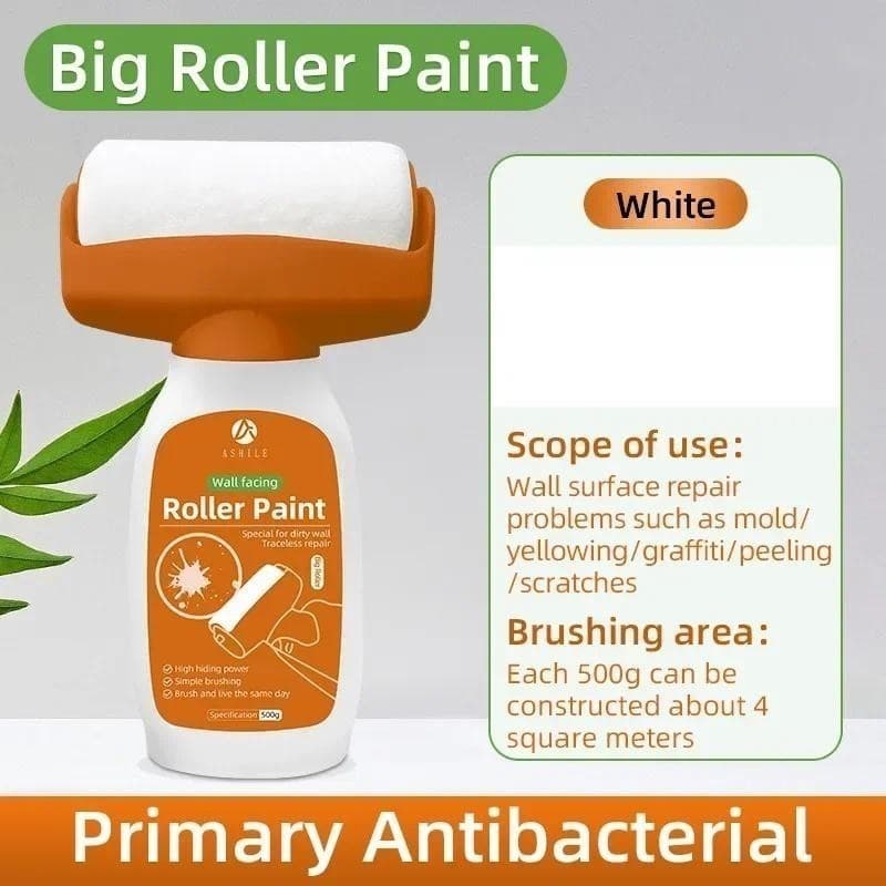 Rolo de Pintura Para Parede 500g Pincel Sem Cheiro Ferramenta De Reparo
