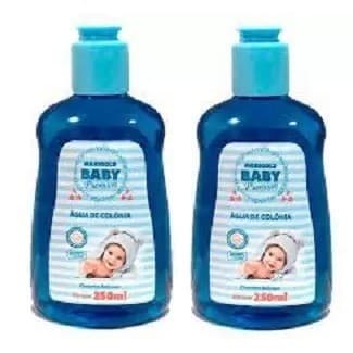 Água de Colônia Azul Marigold Baby Premium 250ml - Kit 2 Unidades