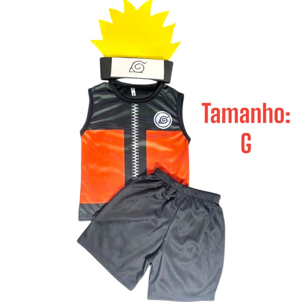 Fantasia Infantil Masculina Naruto Shippuden Carnaval G