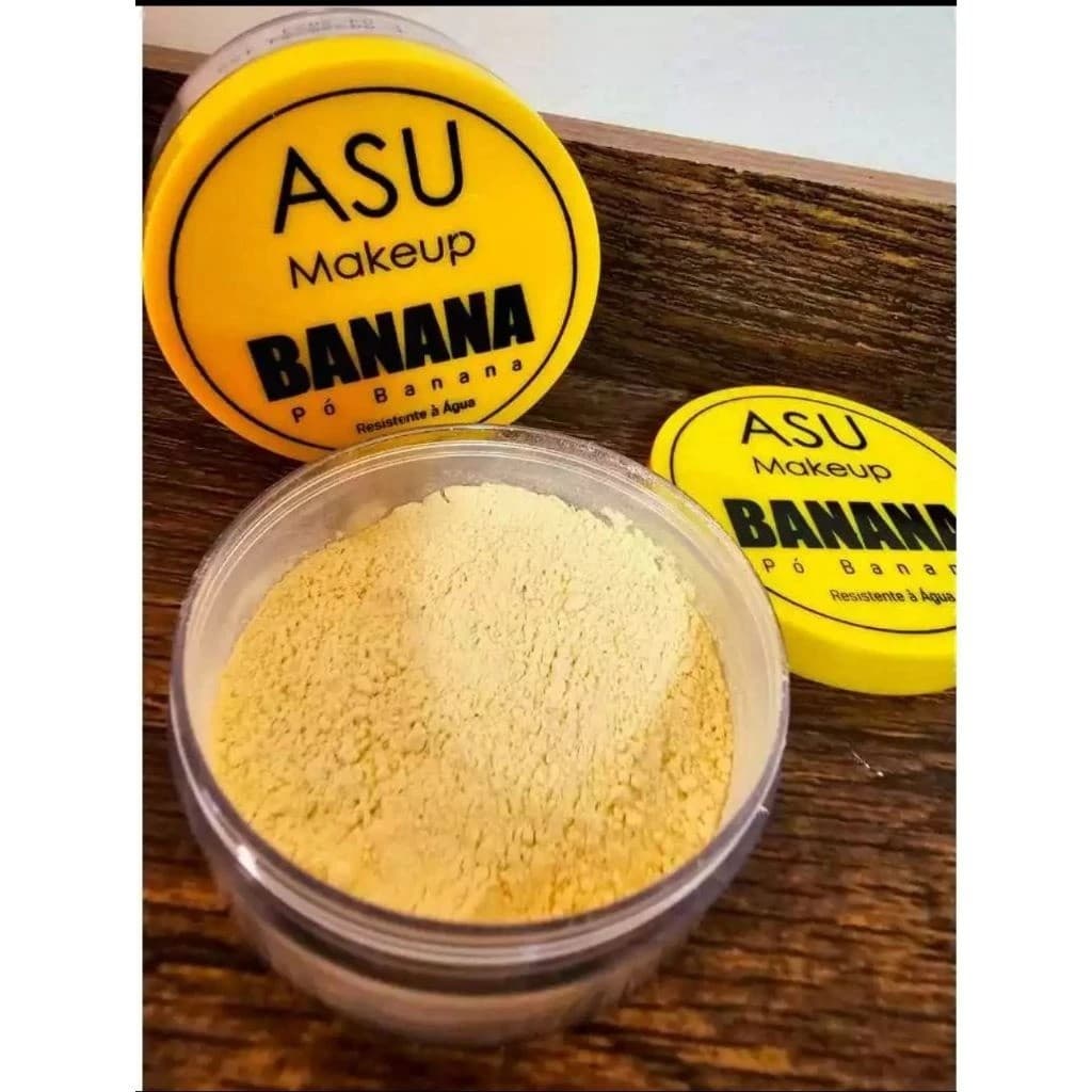 Kit 12 Pó De Banana Fixador Translucido Finalizador Revenda