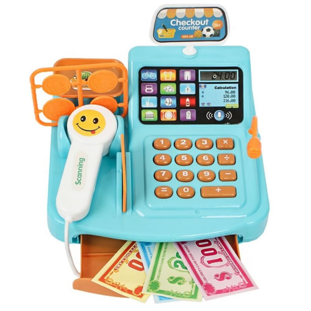 Caixa Registradora Mini com Luz e Som Brinquedo Infantil