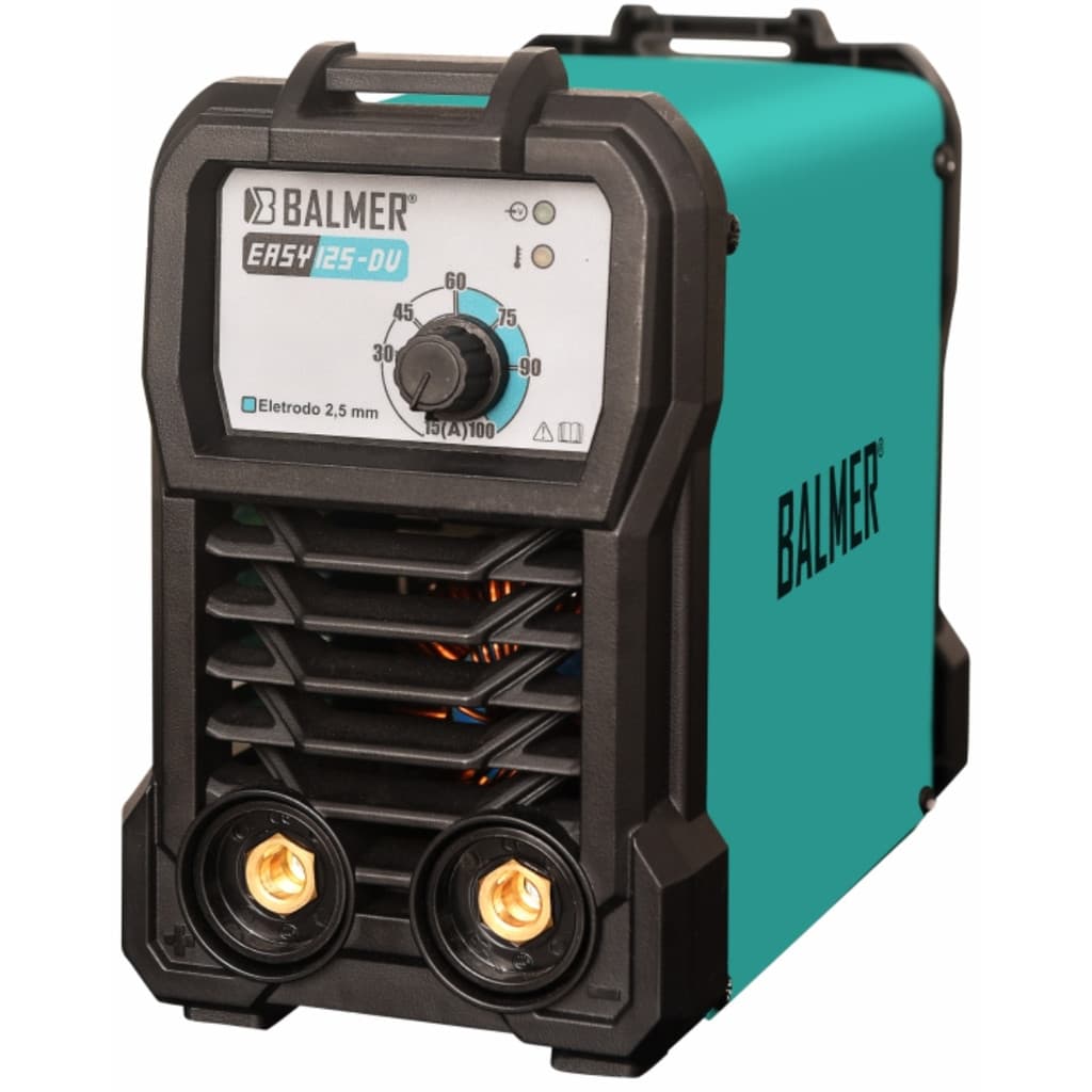 Máquina de Solda Inversora MMA 125A Balmer Easy Bivolt Portátil Eletrodo Revestido 127/220V