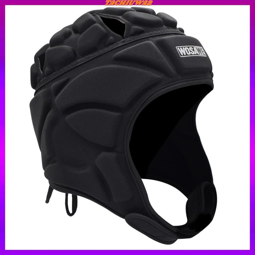 [tachiuwadaMY] Capacete Almofadado Macio - Capacete de Flag Football - Proteção de Queda para Goleiro de Futebol - & Tam