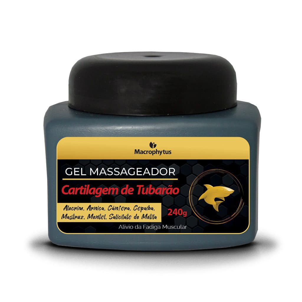 Gel Massageador Cartilagem de Tubarão 240g