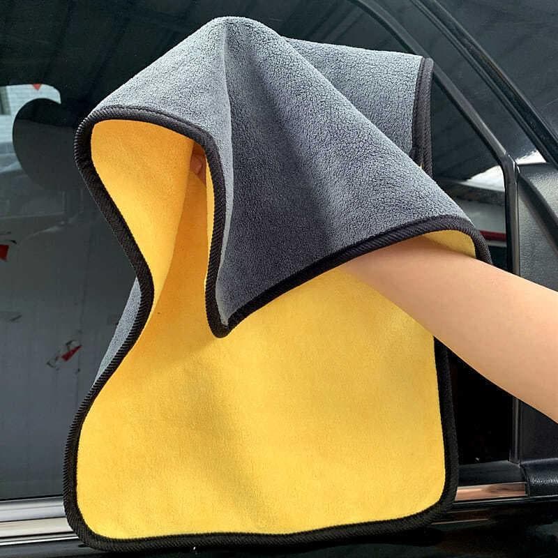 Toalha de lavagem de carro espessada toalha de carro toalha especial absorver água sem fiapos toalha de tamanho grande s