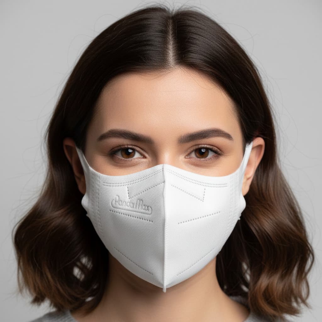 Kit 50 Máscara Descartável de Proteção Adulto 3D Tripla Camada Com Clipe Nasal Modelo Coreano