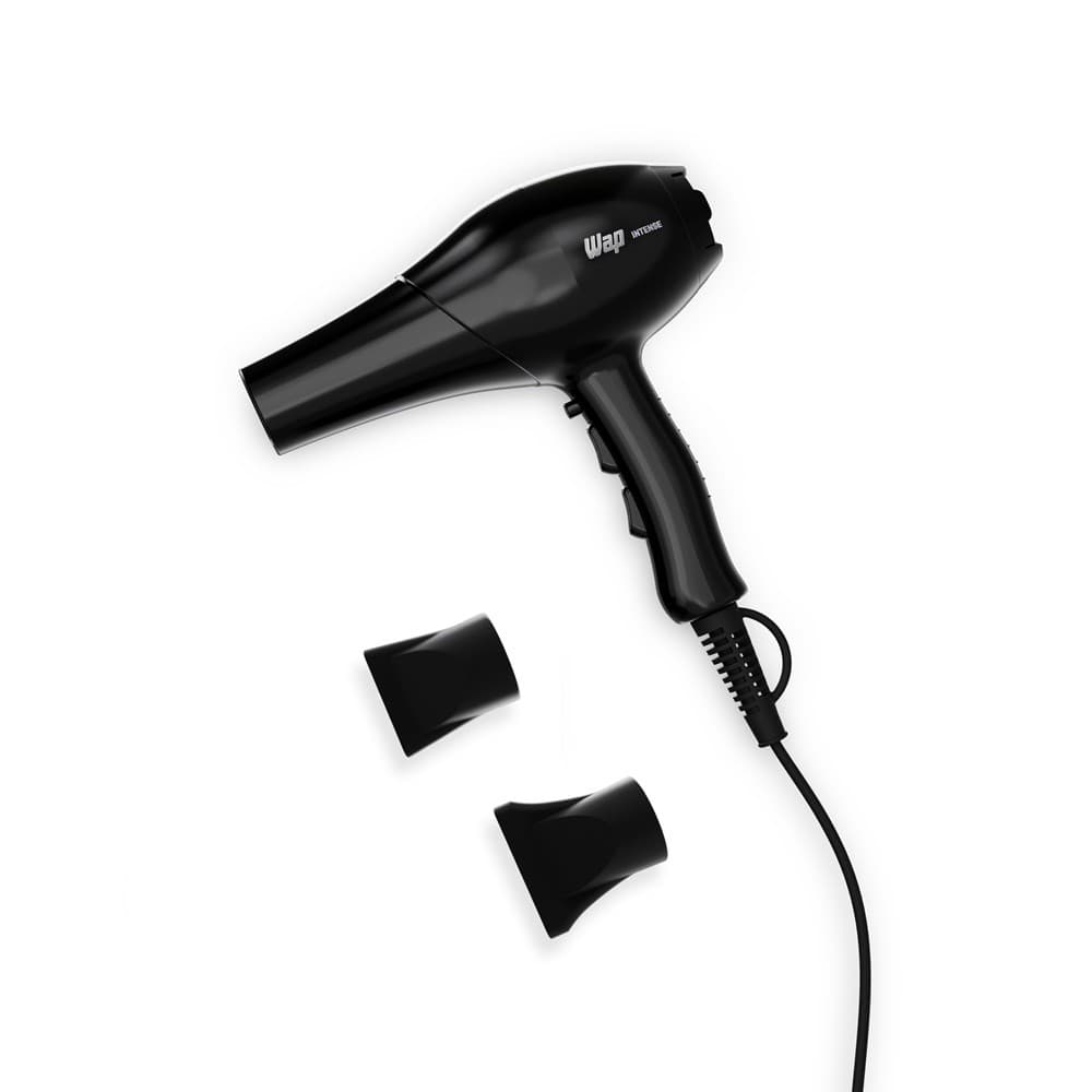 Secador de Cabelo Profissional  WAP INTENSE WS 1900w Preto 3 Temperaturas 220v
