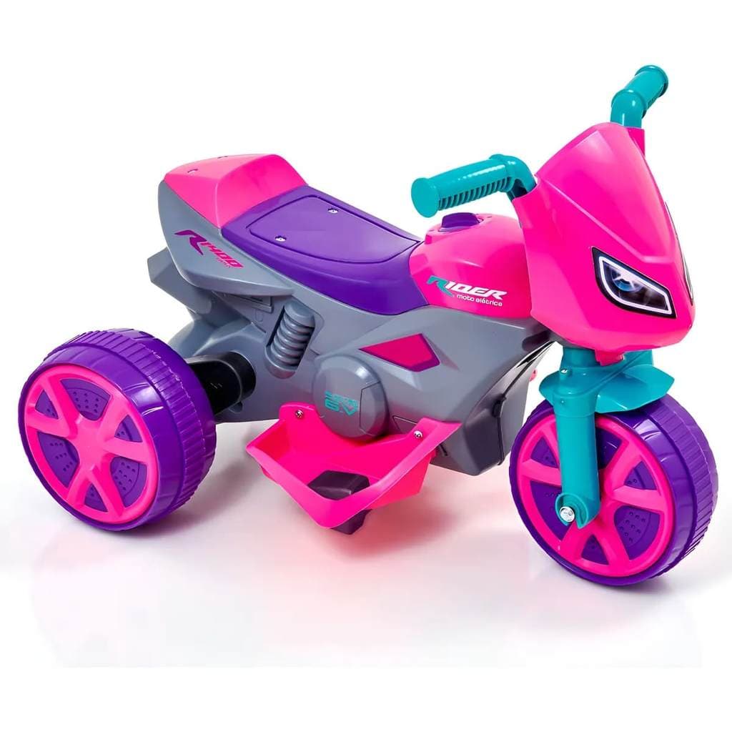 Moto Elétrica Rider Rosa - Usual BB