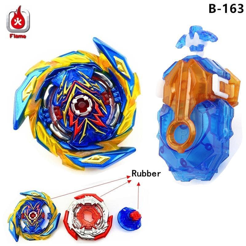 Gyro Bey Burst B-163 SuperKing Booster Brave Valkyrie Flame Marca Com Conjunto De Lançador Ou Brinquedos Giratórios De P