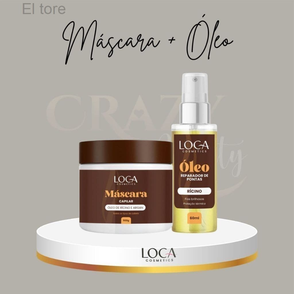 Kit Máscara 500g + Óleo 60ml - Loca CosmeticsLM9R