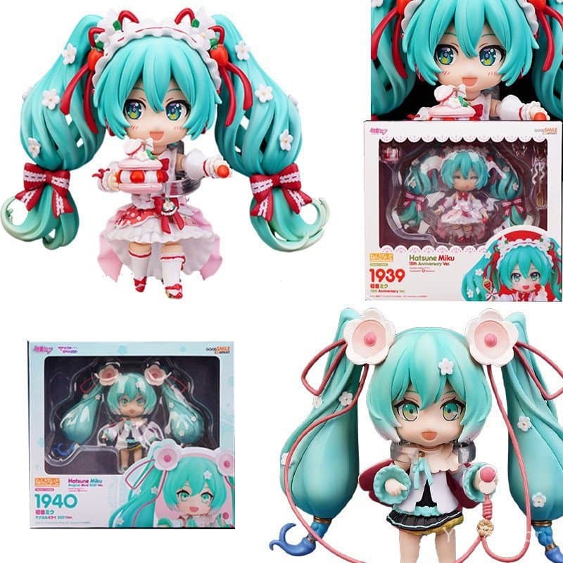 Edição Do 15o Aniversário Nendoroid Hatsune Miku . 1940 1939 Colheita Da Lua 539 # Brinquedo De Pelúcia