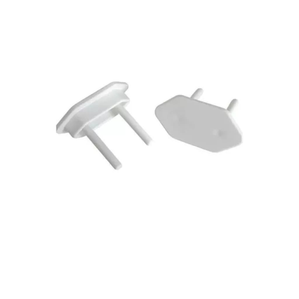 Protetor De Tomada com 12 Peças De Plástico Branco ( 31603 )