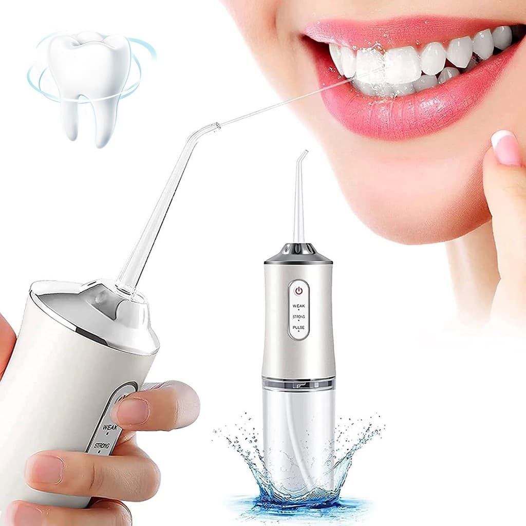 Irrigador Oral Jato de Água Dental – Water Flosser Bucal Recarregável Sem Fio