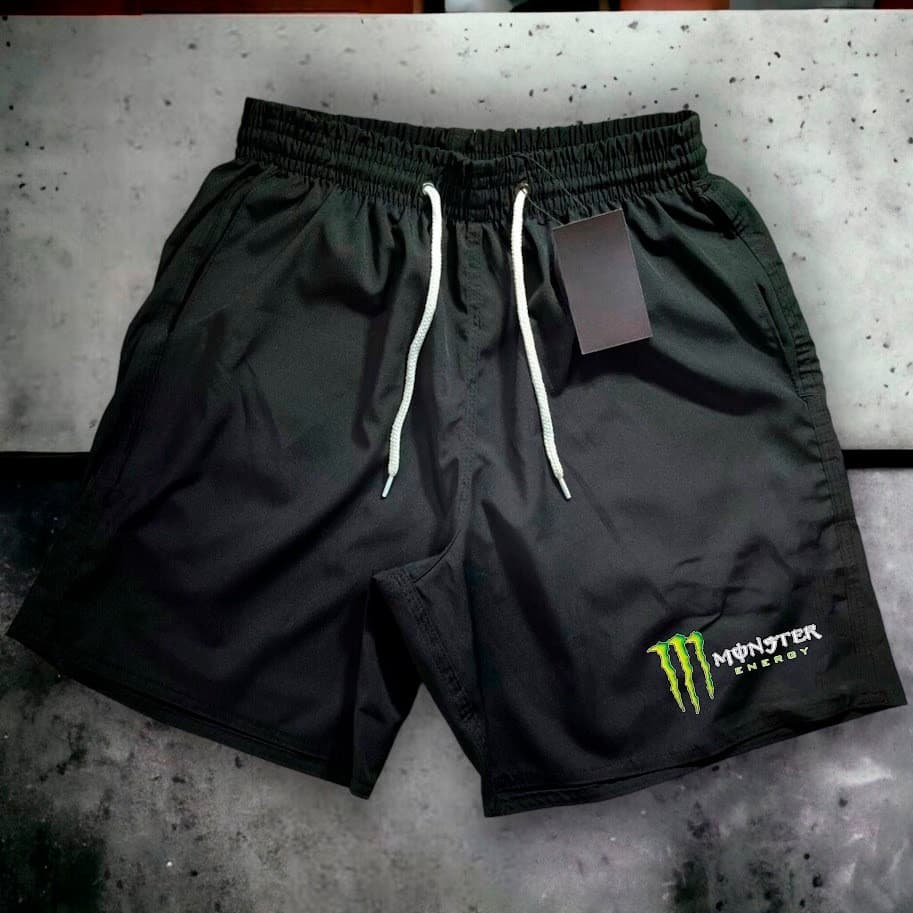 Bermuda Short Masculino Mauricinho Modelo MONSTER Antiodor e Design Esportivo Ideal para Academia, Corrida, dia a dia