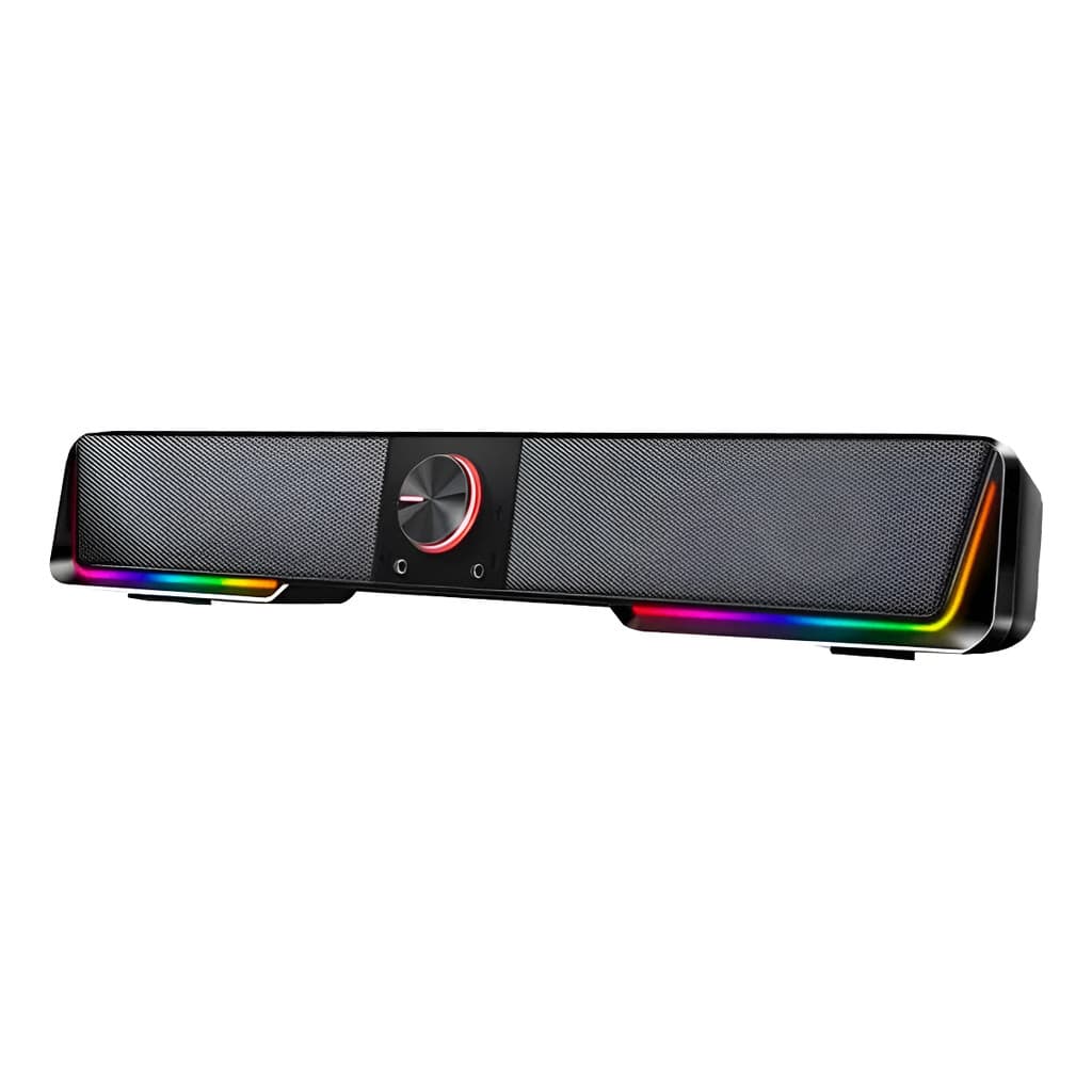 Caixa De Som Soundbar Redragon Gamer Com Led Para Computador E TV