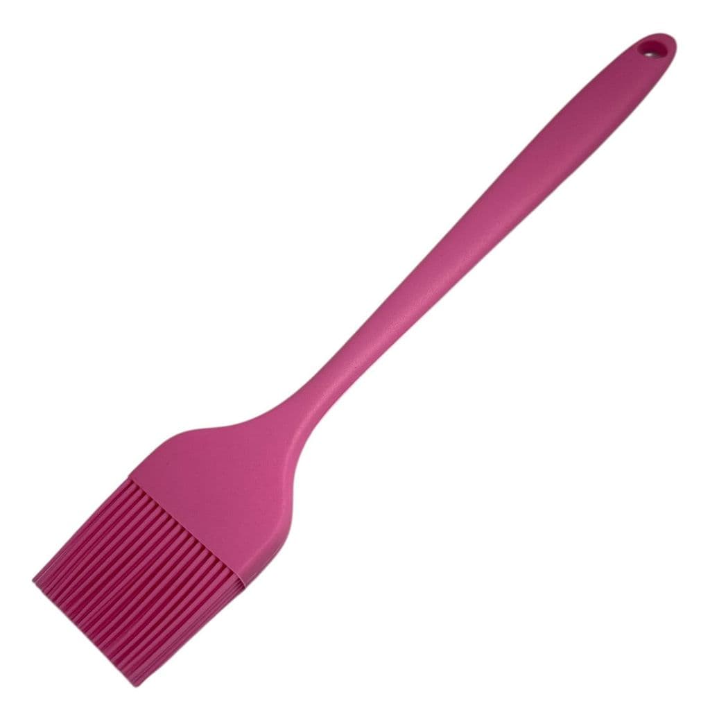 PINCEL TOTALMENTE EM SILICONE ROSA 4,3X1X25,8CM USO CULINÁRIO