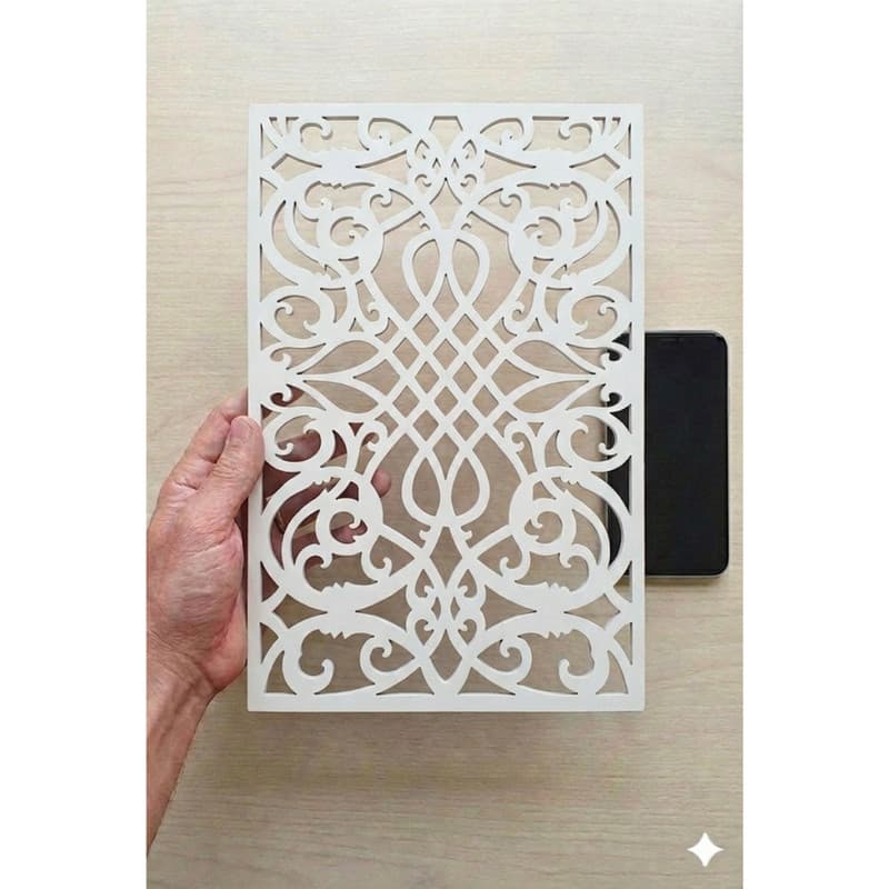 Painel Cobogó Vazado MDF Branco M0001 - 29x19cm - Decoração Sala e Quarto [Envio Imediato]