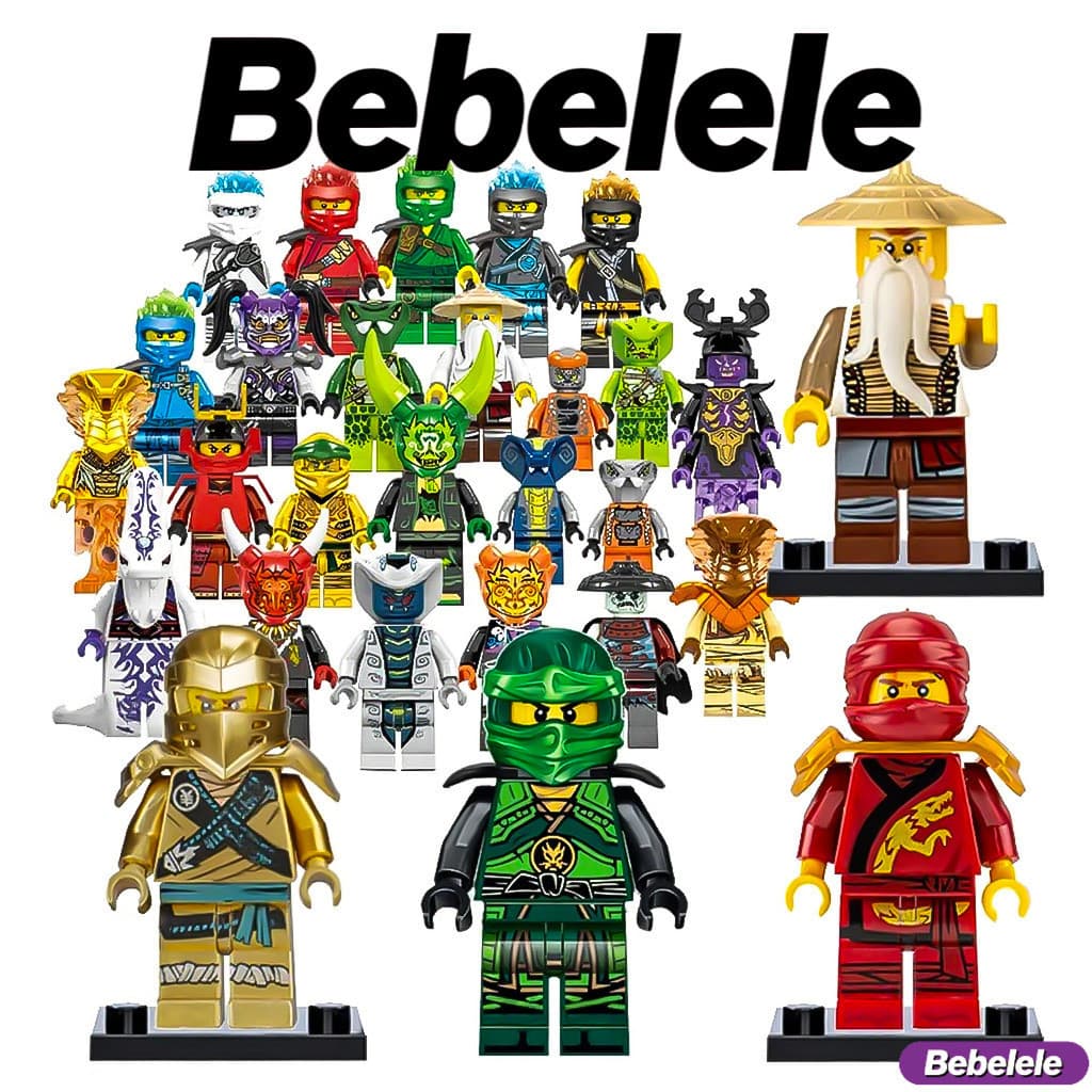 Mini Boneco Ninja Blocos de Construção Brinquedo（1-1）