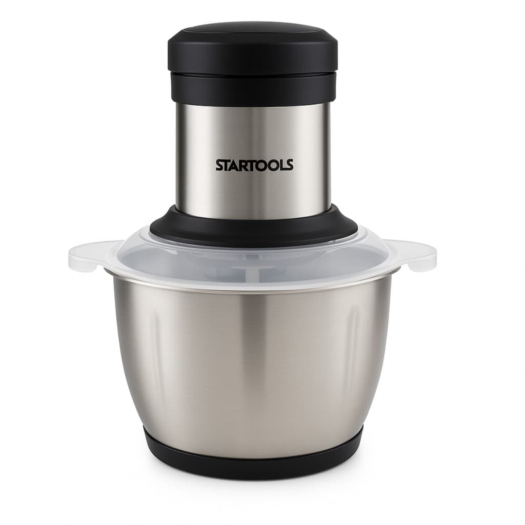 Multiprocessador De Alimentos Elétrico 3l 4 Lâminas Picador Cinza 220v