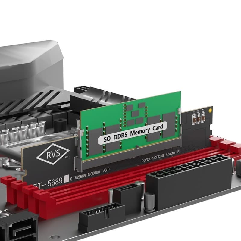 UTAKEE Quiet SO DDR5 Para DDR5 U DIMM Placa De Avaliação Do Módulo Adaptador Que Mede Compactamente
