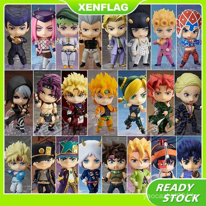 Aventura Bizarre De Nendoroid Jojo # 1033 Kakyoin Noriaki Jonathan Joestar Giorno Giovanna Kira Yoshikage Figura Coleção