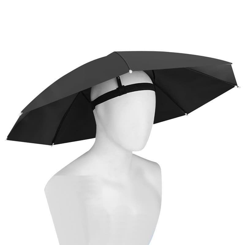 Chapéu Guarda-Chuva DRM , Adequado Para Camping E Pesca , Com Faixa Elástica Proteção UV