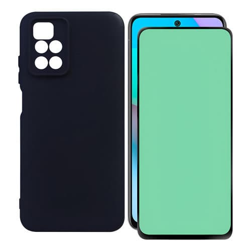 Capa Aveludada P/ Redmi 10 Prime 6.5 + Película De Cerâmica 9D