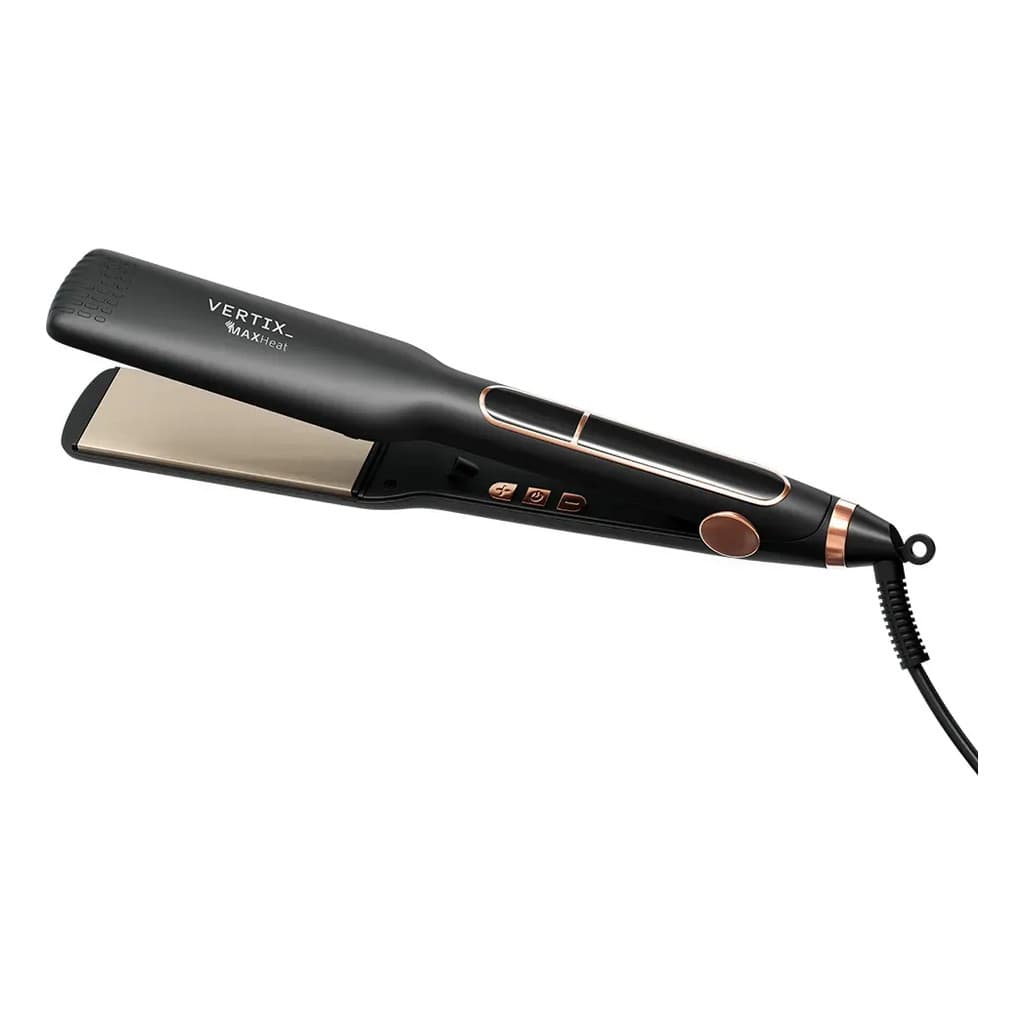Chapa Profissional Vertix Heat Max Bivolt Ref 5207 Prancha Cabelo Preta