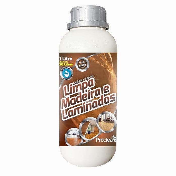 Limpa Madeira e Laminados ProClean 1L PET Limpeza e Conservação