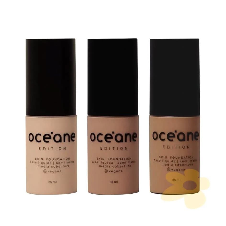 Base Líquida Média Semi-Matte – Skin Foundation Océane Edition 35ml
