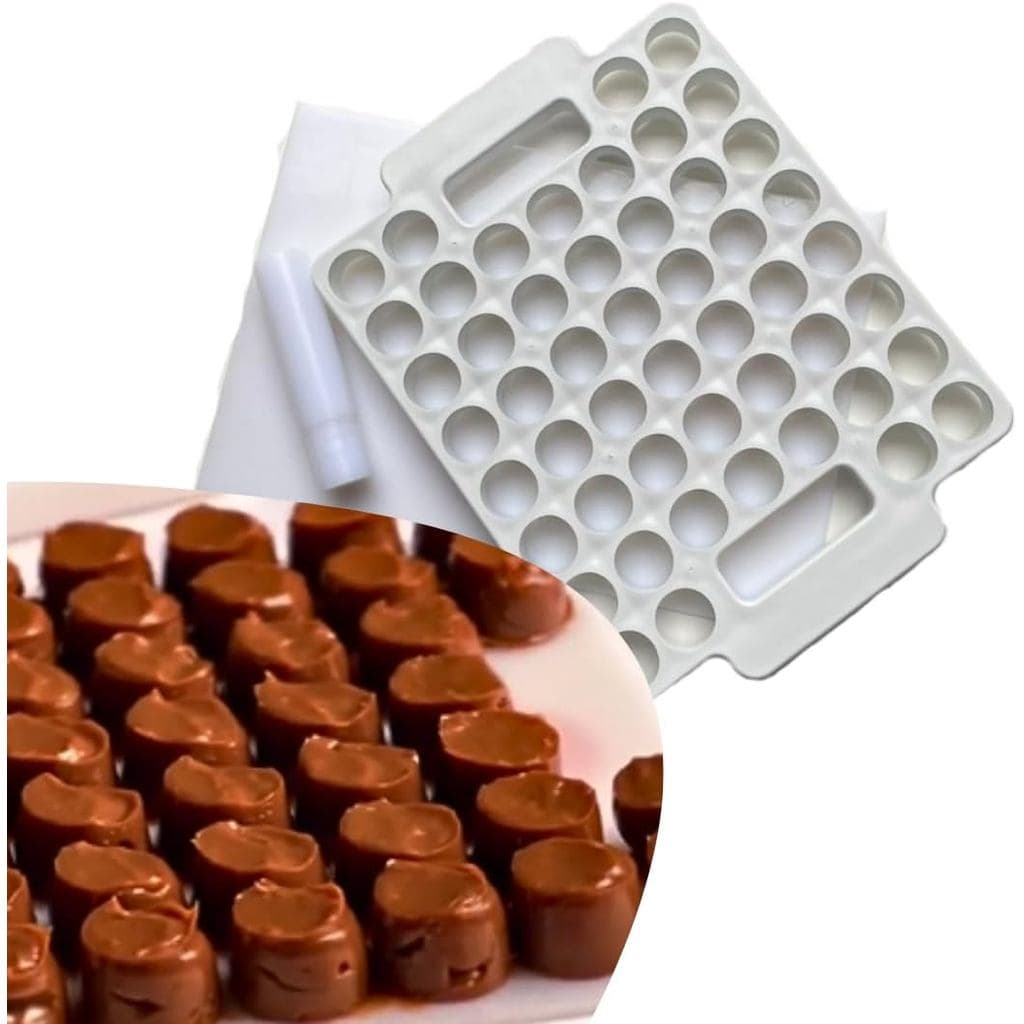 Placa Porcionadora 15g Brigadeiros - 50 Cavidades Caparroz