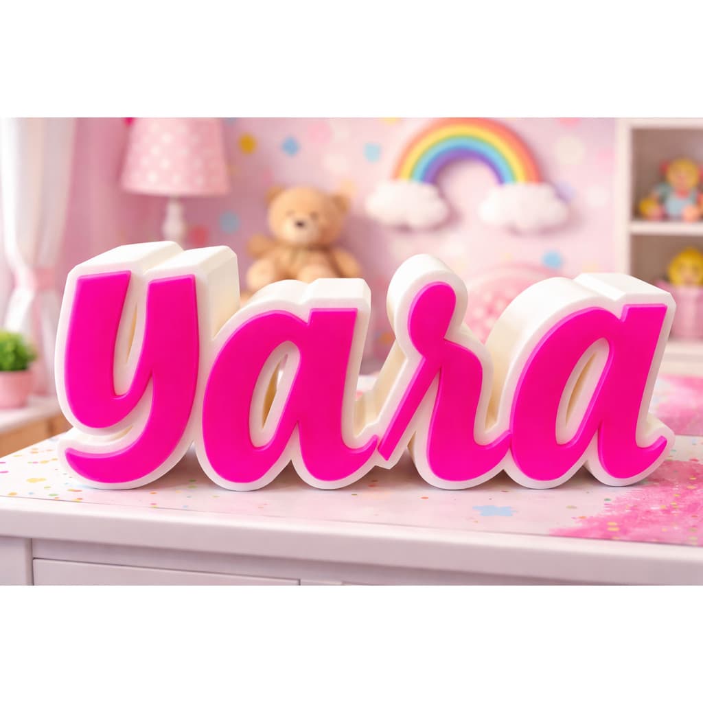 Nome Personalizado Em Letreiro Estilo Disney - Presente Para Namorado Ou Filho