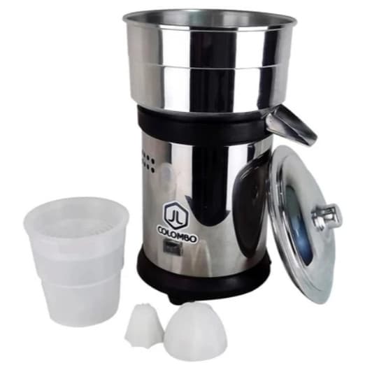 Espremedor Extrator Industrial De Sucos Laranja Limão Frutas JL Colombo Inox Profissional Bivolt