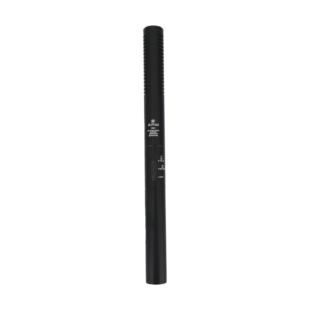 AMW VBM1 Microfone Boom Condensador Shotgun Compacto Gravação