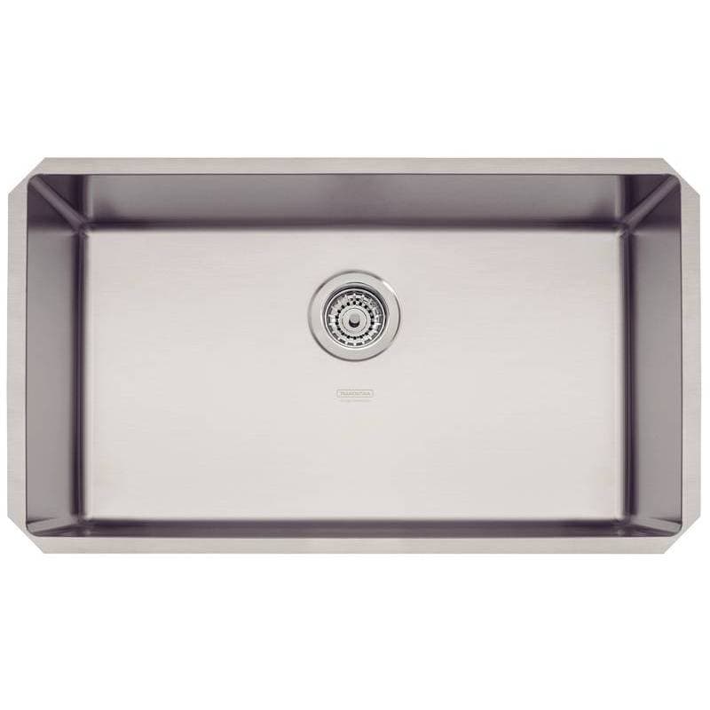 CUBA DEBUTIR DESIGN COLLECTION QUADRUM UNDERMOUNT AÇO INOX ACAB SCOTCH BRITE 70U 70X40CM TRAMONTINA