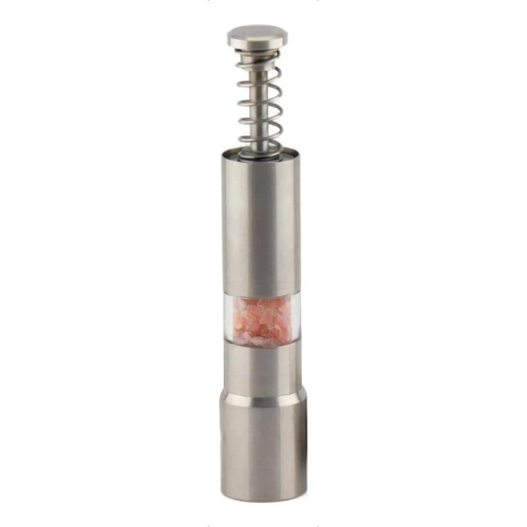 Moedor De Pimenta Manual Inox Com Visor Acrílico Com Click