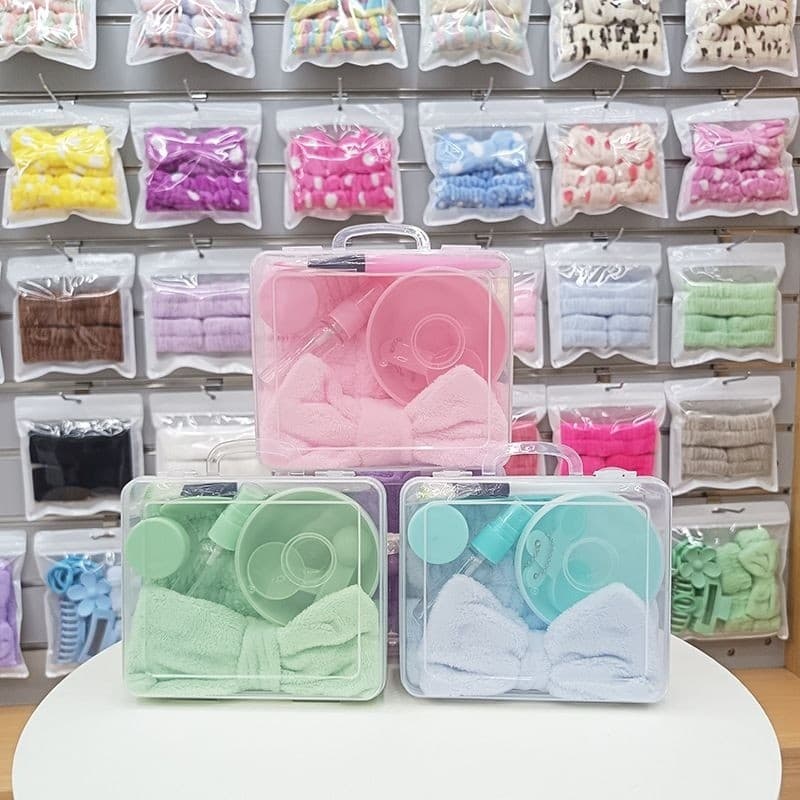 Kit Acessórios para Skincare 12Peças Skin care (Com caixa transparente)