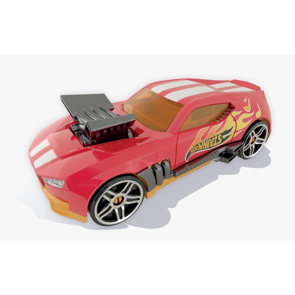 HOT WHEELS - MALETA PORTA CARRINHO RADICAL 2 EM 1 - CABE ATÉ 15 CARRINHOS