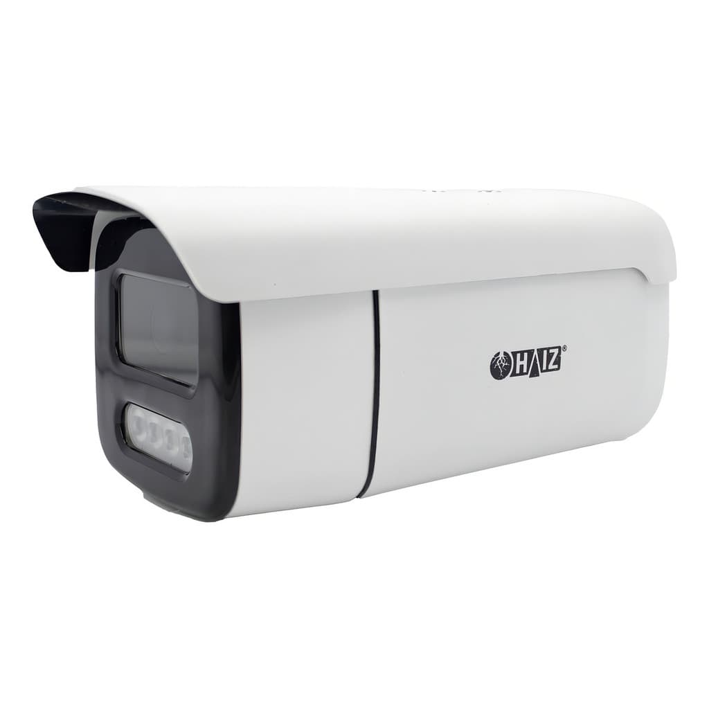 Câmera Ip Poe 5mp Visão Noturna Colorida Com Detecção Branco