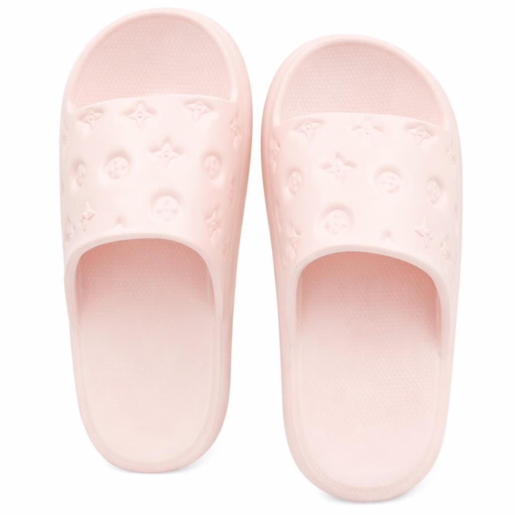 Chinelo Feminino Plataforma Macio Antiderrapante Rosa Casual Confortável para Casa e Dia a Dia